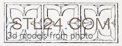 Фризы (FRIESE_0678 -  | 3D model 3DSMAX / OBJ / STL) 3D модель для ЧПУ станка